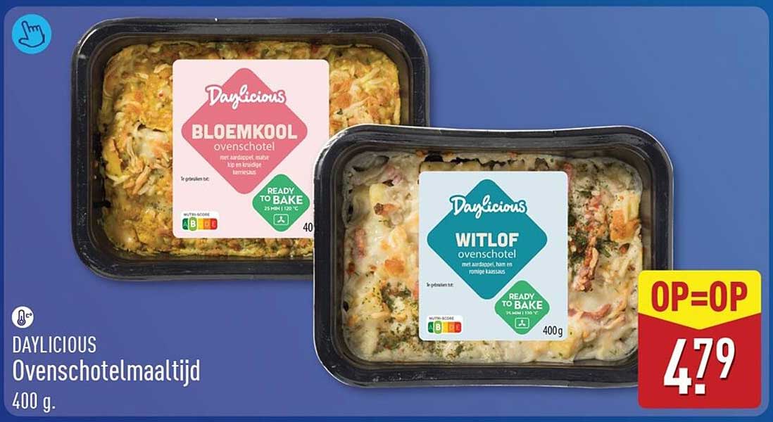 DAYLICIOUS Ovenschotelmaaltijd 400 g OP=OP