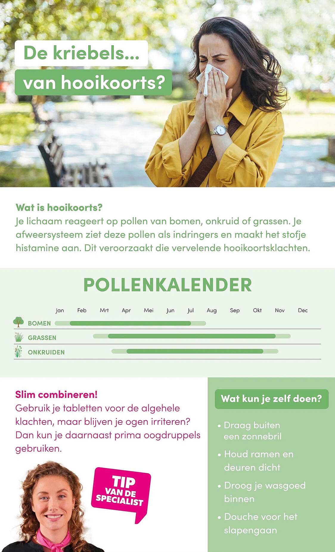 De kriebels... van hooikoorts?
