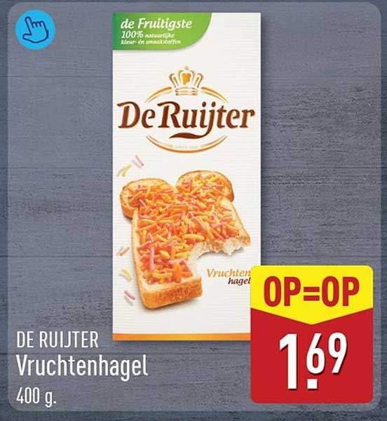 DE RUIJTER Vruchtenhagel 400 g