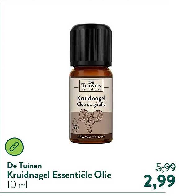 De Tuinen Kruidnagel Essentiële Olie 10 ml