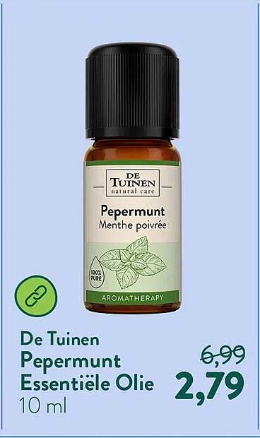 De Tuinen Pepermunt Essentiële Olie 10 ml