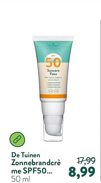 De Tuinen Zonnebrandcrème SPF50... 50 ml