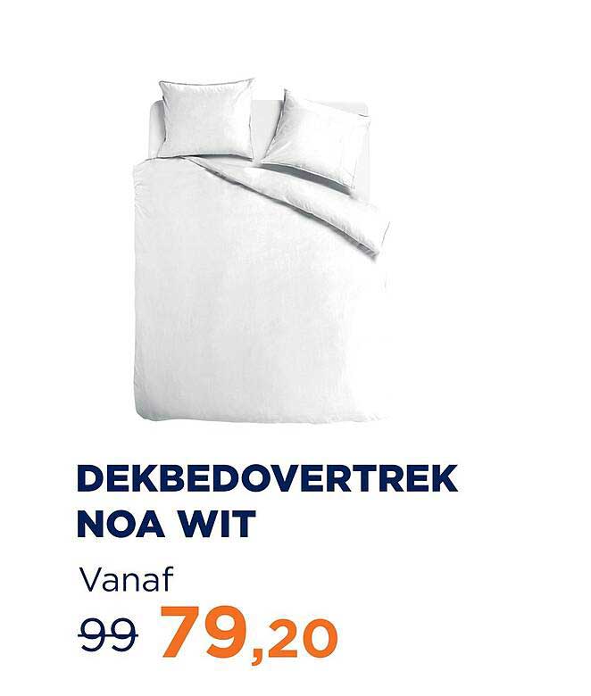 DEKBEDOVERTREK NOA WIT