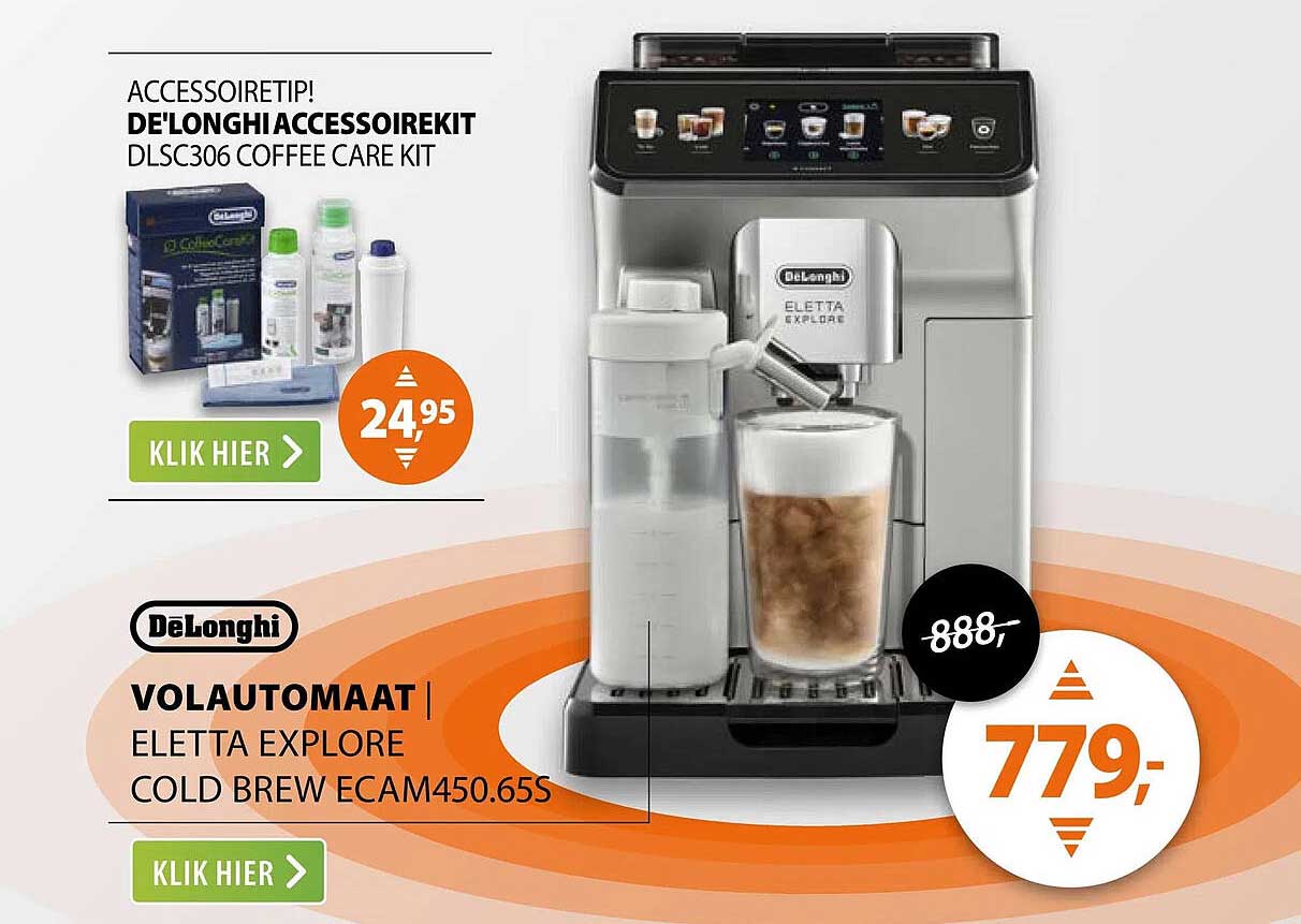 DE'LONGHI ACCESSOIREKIT DLSC306 COFFEE CARE KIT