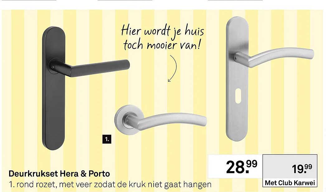 Deurkrukset Hera & Porto