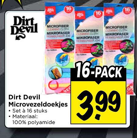 Dirt Devil Microvezeldoekjes