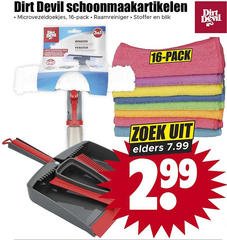 Dirt Devil schoonmaakartikelen