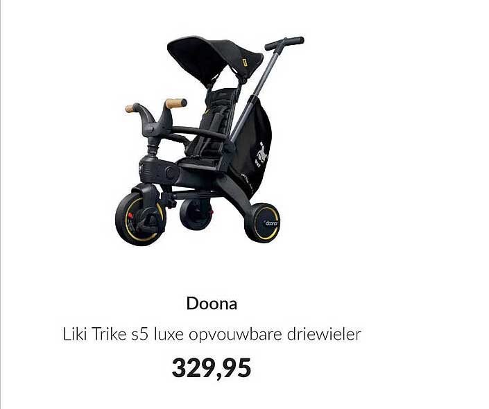 Doona Liki Trike s5 luxe opvouwbare driewieler