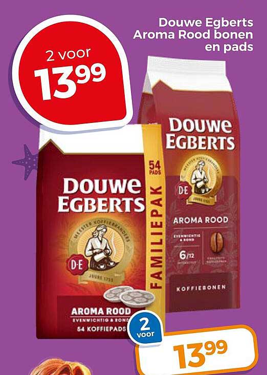 Douwe Egberts Aroma Rood bonen en pads