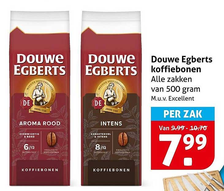 Douwe Egberts koffiebonen Alle zakken van 500 gram M.u.v. Excellent