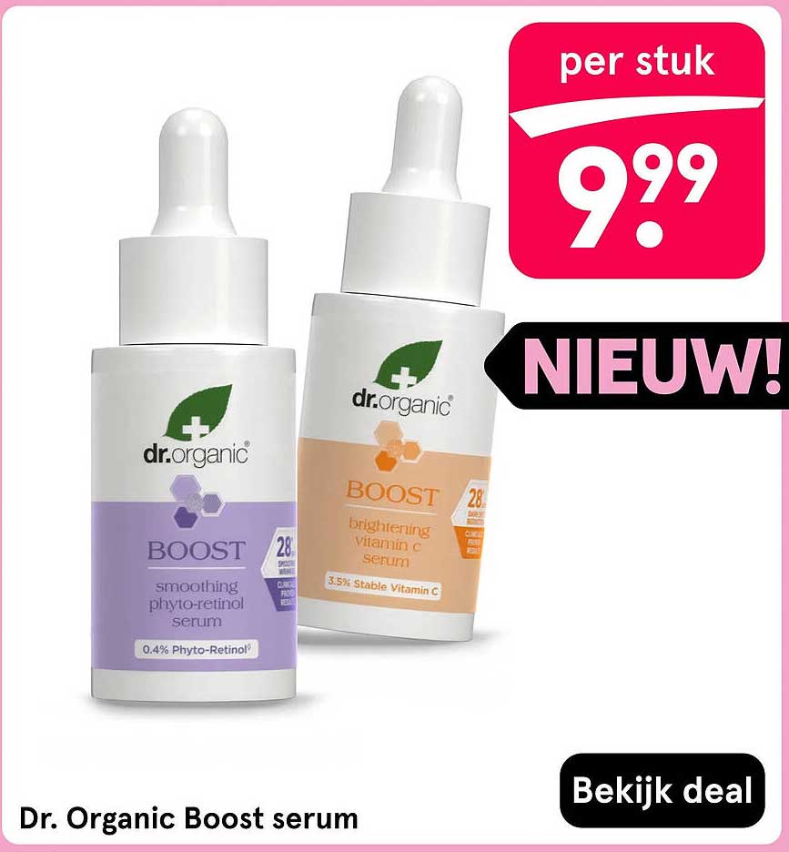 Dr. Organic Boost serum