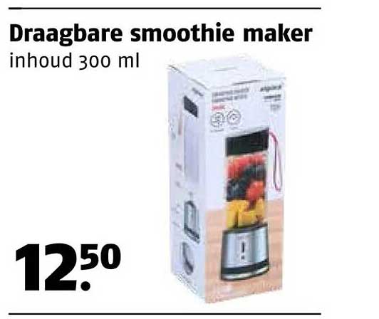 Draagbare smoothie maker inhoud 300 ml