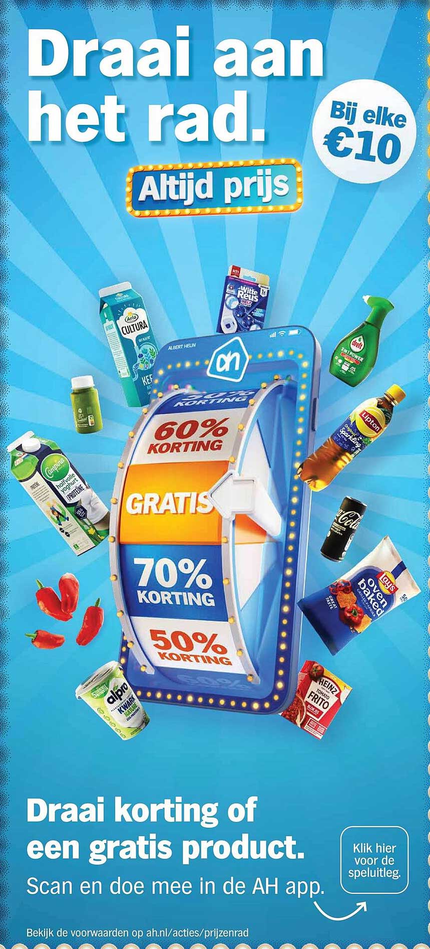 Draai aan het rad. Altijd prijs