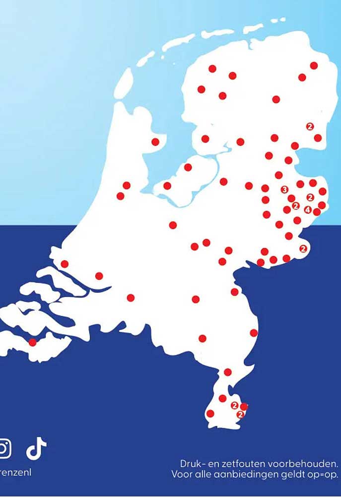 Druk- en zetfouten voorbehouden. Voor alle aanbiedingen geldt op=op.