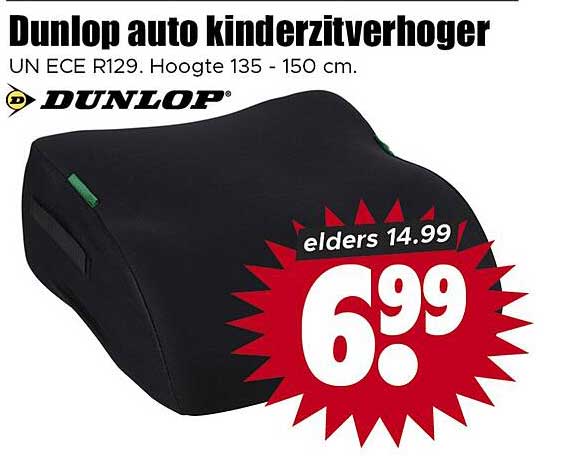 Dunlop auto kinderzitverhoger