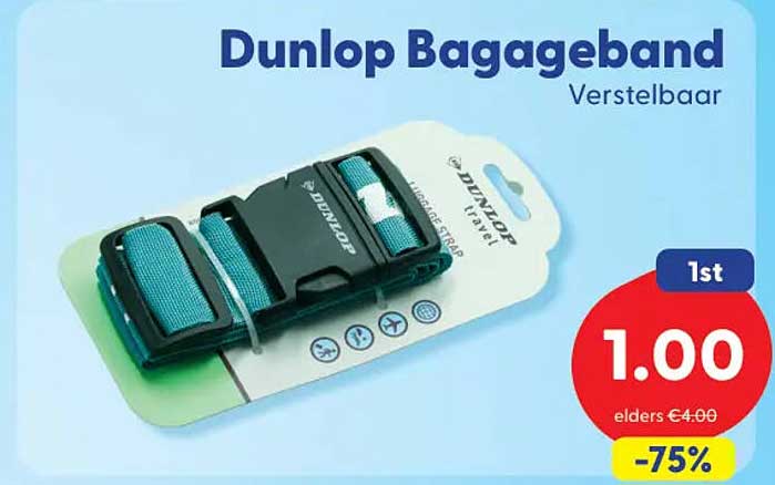 Dunlop Bagageband Verstelbaar