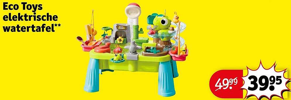 Eco Toys elektrische watertafel**