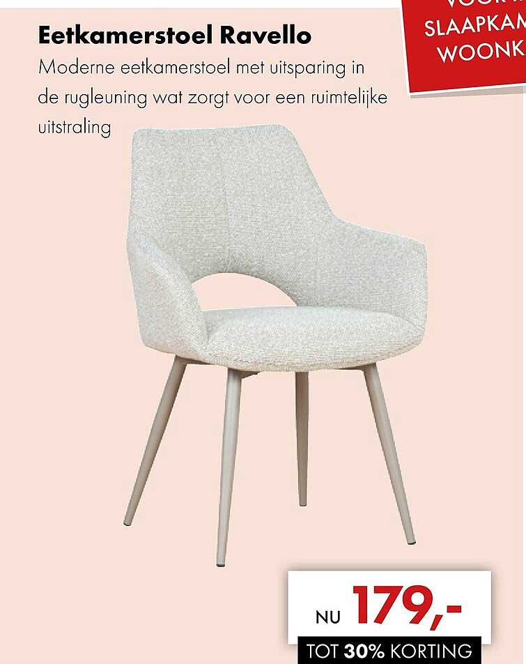 Eetkamerstoel Ravello TOT 30% KORTING