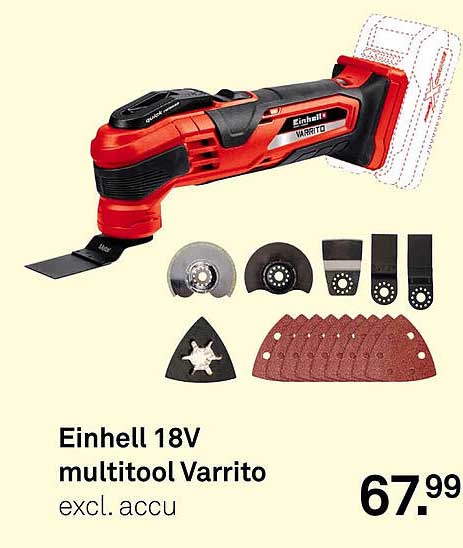 Einhell 18V multitool Varrito excl. accu