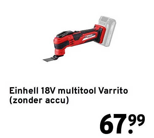 Einhell 18V multitool Varrito (zonder accu)