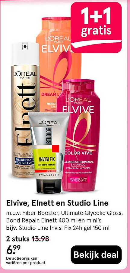 Elvive, Elnett en Studio Line