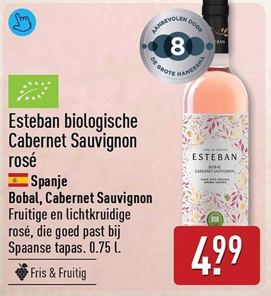 Esteban biologische Cabernet Sauvignon rosé