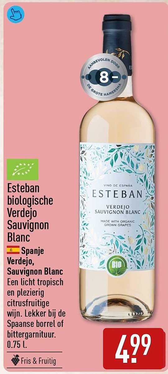 Esteban biologische Verdejo Sauvignon Blanc