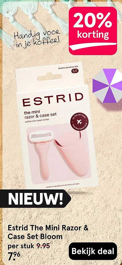 Estrid The Mini Razor & Case Set Bloom