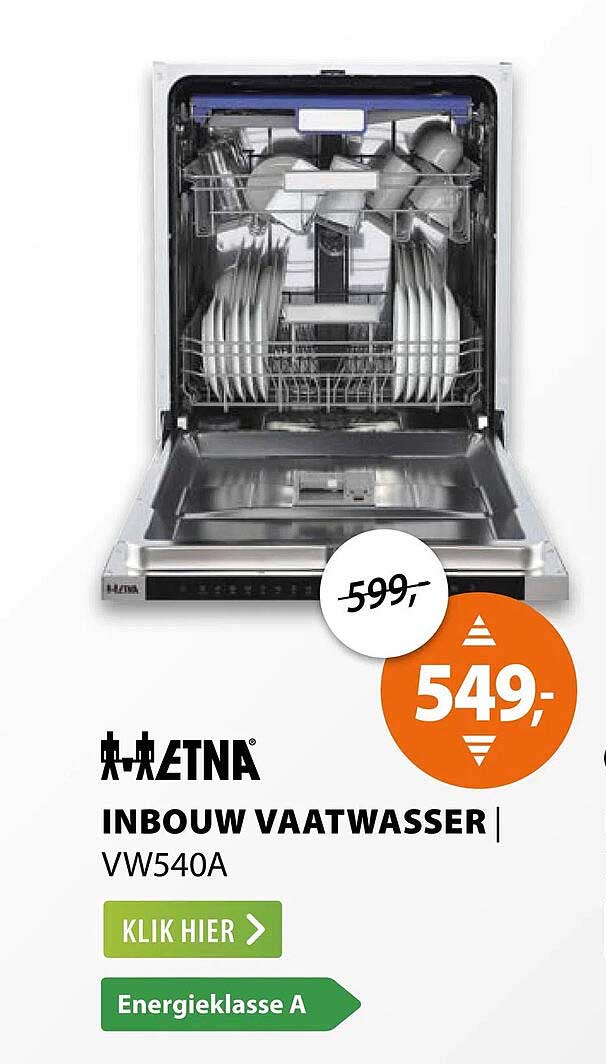 ETNA INBOUW VAATWASSER VW540A