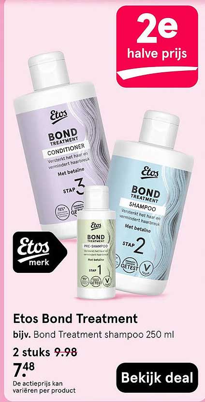 Etos Bond Treatment 2e halve prijs