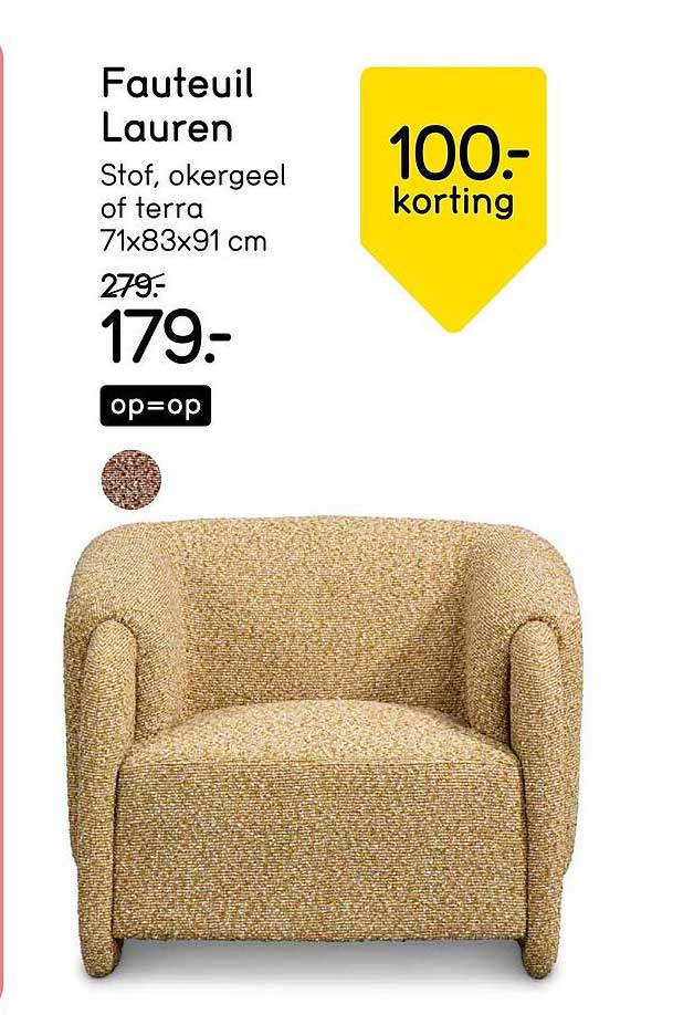 Fauteuil Lauren