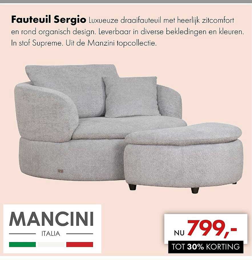 Fauteuil Sergio
