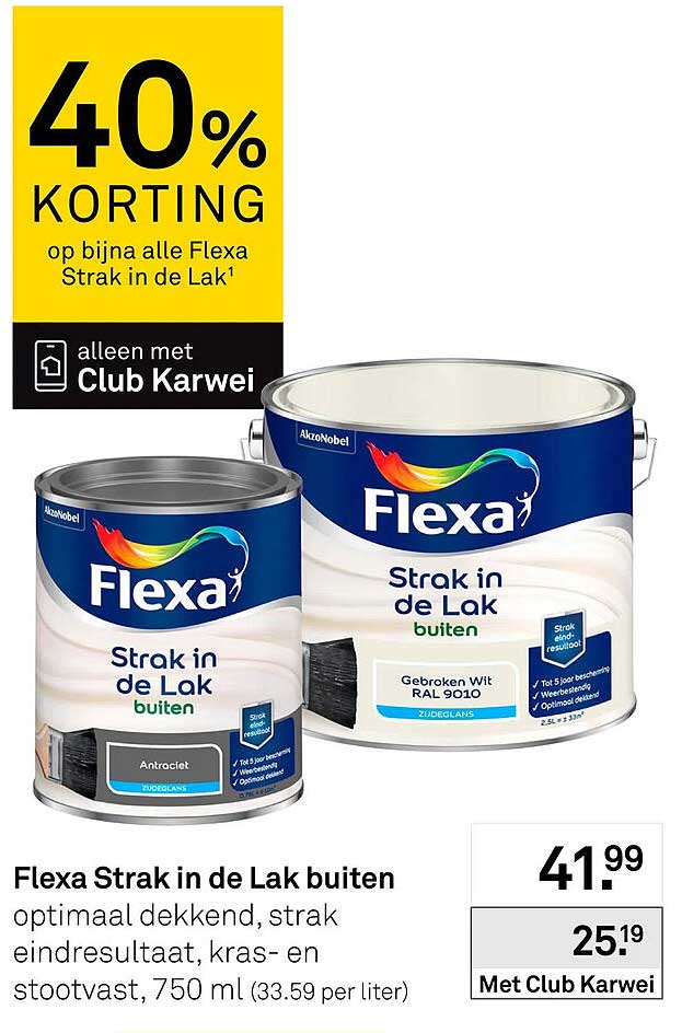 Flexa Strak in de Lak buiten