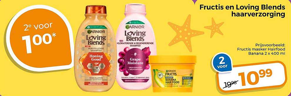 Fructis en Loving Blends haarverzorging