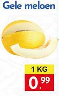 Gele meloen
