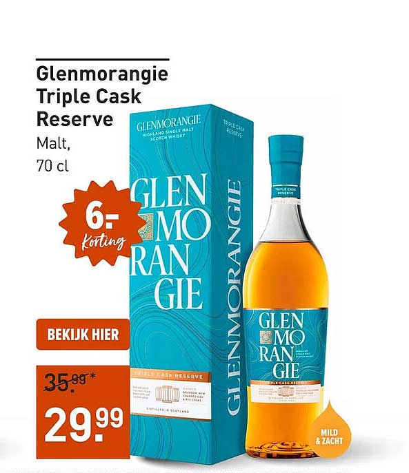 Glenmorangie Triple Cask Reserve Malt, 70 cl
