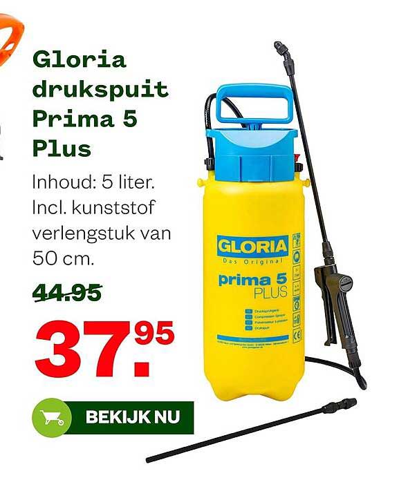 Gloria drukspuit Prima 5 Plus