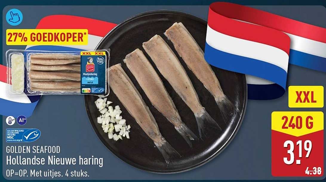 GOLDEN SEAFOOD Hollandse Nieuwe haring