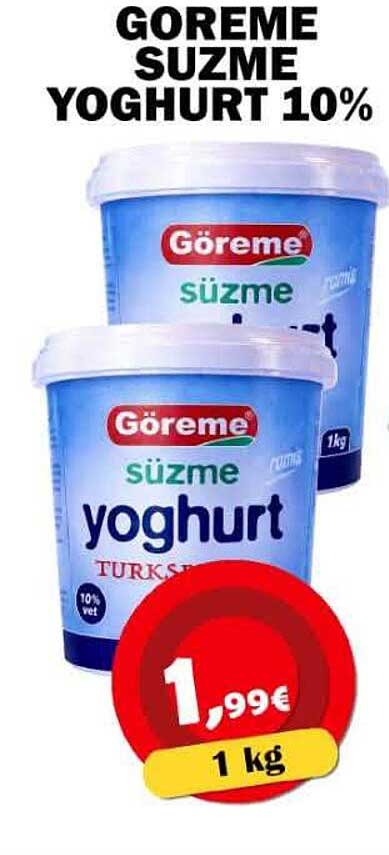 GÖREME SÜZME YOGHURT 10%