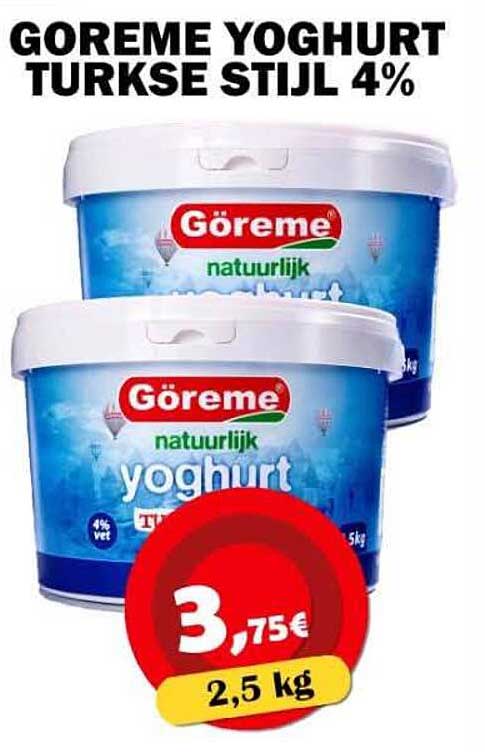 GOREME YOGHURT TURKSE STIJL 4%