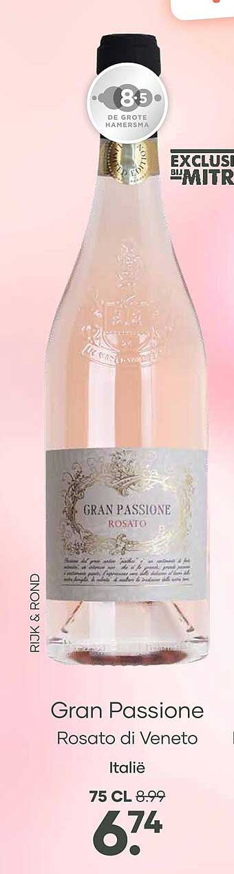 Gran Passione Rosato di Veneto