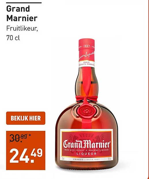 Grand Marnier Fruitlikeur, 70 cl