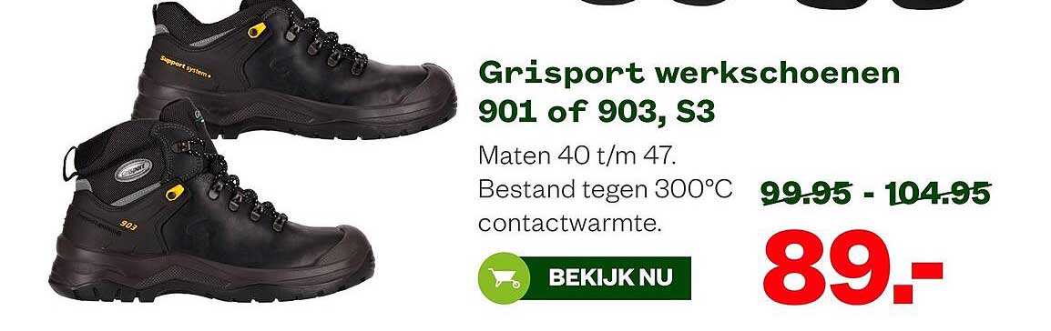 Grisport werkschoenen 901 of 903, S3