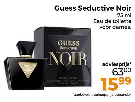 Guess Seductive Noir 75 ml Eau de toilette voor dames.