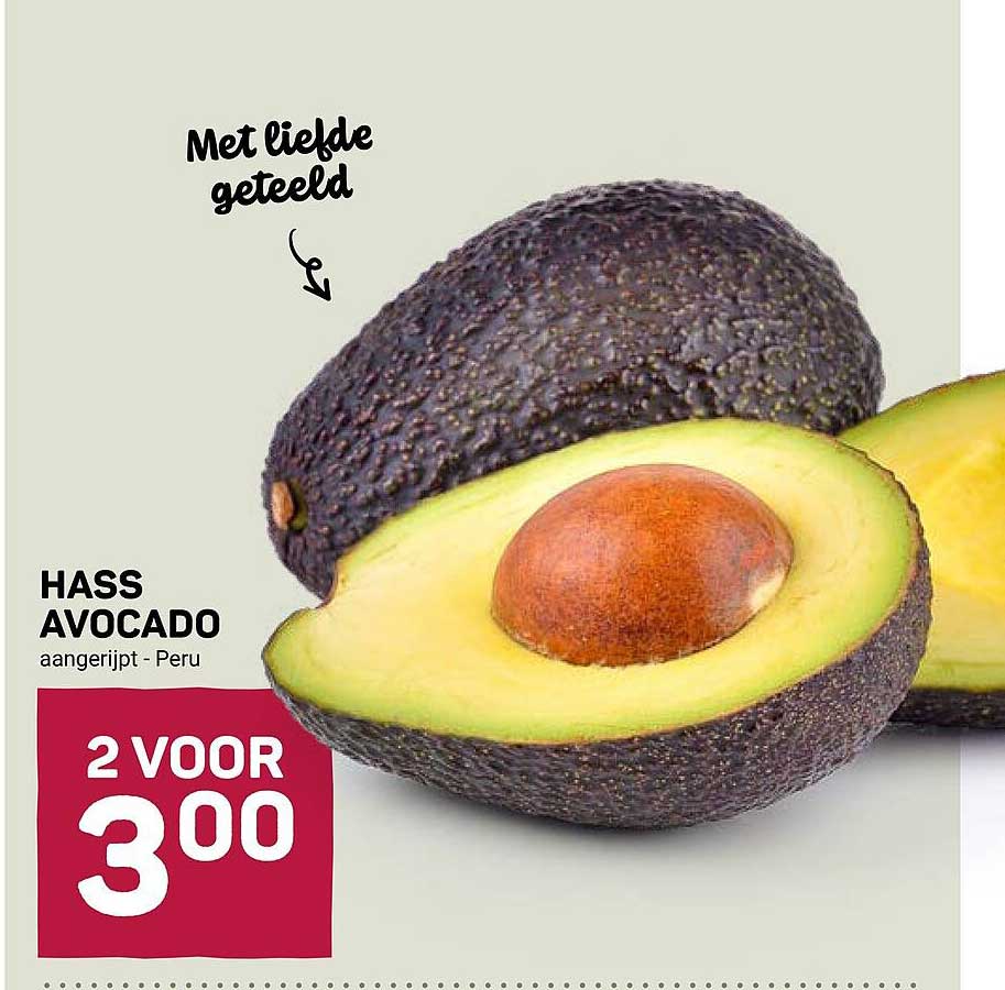 HASS AVOCADO aangereipt - Peru 2 VOOR