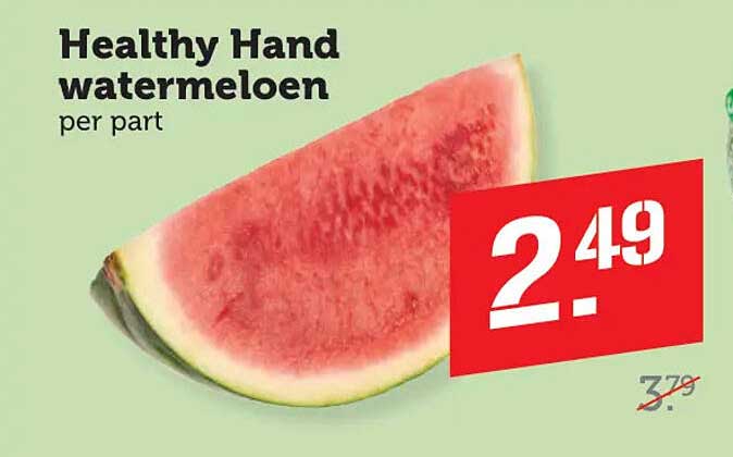 Healthy Hand watermeloen per part