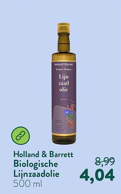 Holland & Barrett Biologische Lijnzaadolie 500 ml