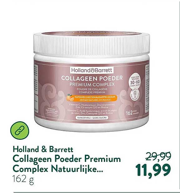 Holland & Barrett Collageen Poeder Premium Complex Natuurlijke...