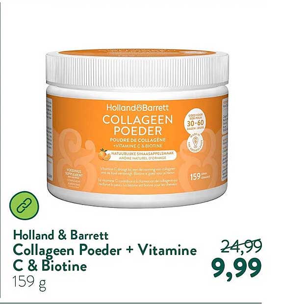 Holland & Barrett Collageen Poeder + Vitamine C & Biotine