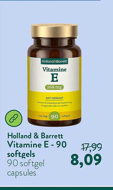 Holland & Barrett Vitamine E - 90 softgels